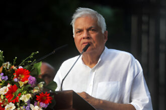 Ranil wickramasinghe the president of sri lanka
