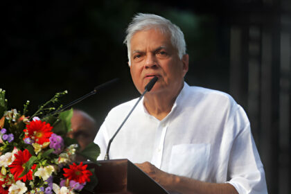 Ranil wickramasinghe the president of sri lanka