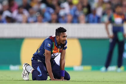 Dushmantha Chameera ruled out of the India series due to an injury