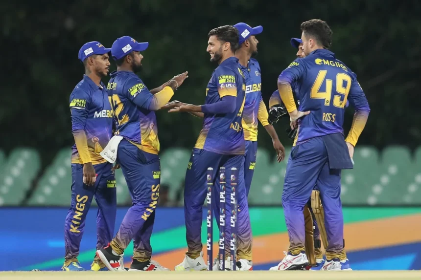 Jaffna Kings win after a tight match