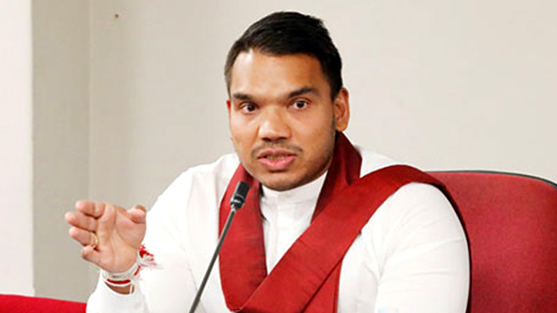 Namal rajapaksha talking about his candidacy in presidential election sri lanka